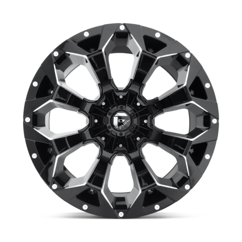 Fuel 1PC D576 Assault 20x9 Gloss Black Milled Wheel with 5x139.7/5x150 Bolt Pattern and 110.10 Center Bore