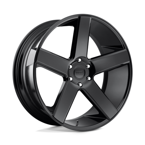 DUB 1PC S216 BALLER 22x9.5 Inch Gloss Black Aluminum Wheel with 6x135 Bolt Pattern and 87.10 Center Bore