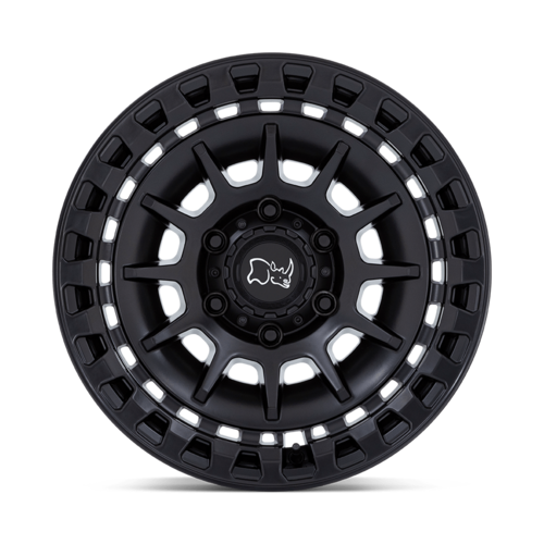 Black Rhino Hard Alloys BARRAGE 17x8.5 Matte Black Wheel with -10 Offset and 6x139.7 Bolt Pattern