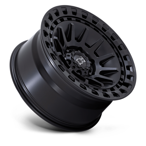 Black Rhino Hard Alloys BARRAGE 18x9 Matte Black Wheel with 6x135 Bolt Pattern and +0 Offset