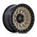 Black Rhino Hard Alloys BARRAGE 17x8.5 Desert Sand with Matte Black Lip Wheel
