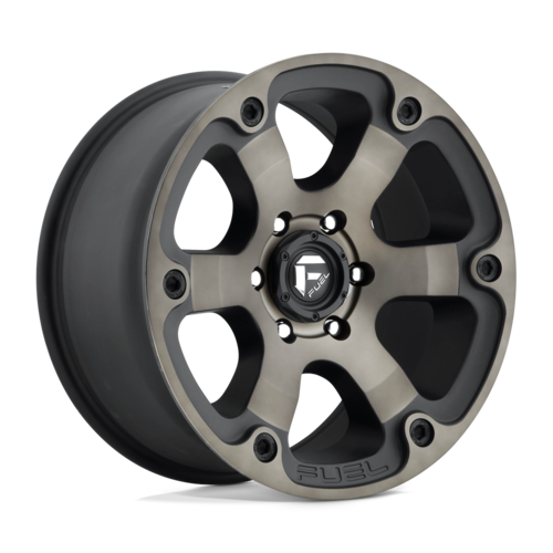 Fuel 1PC D564 BEAST 17x9 Matte Black Double Dark Tint Wheel with -12 Offset and 5x127 Bolt Pattern