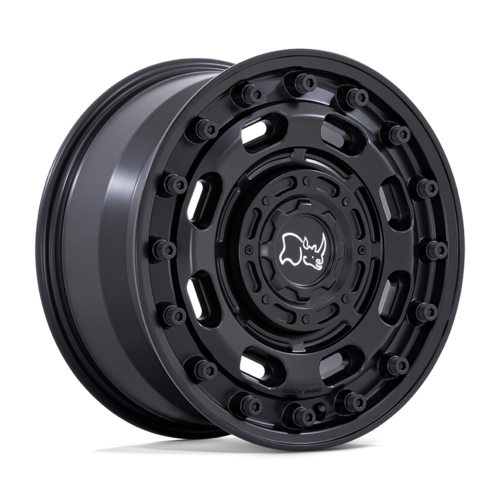 Black Rhino Hard Alloys Atlas 17x8 Matte Black Wheel with 6x130 Bolt Pattern and +38 Offset