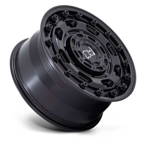 Black Rhino Hard Alloys Atlas 17x8 Matte Black Wheel with 6x130 Bolt Pattern and +38 Offset