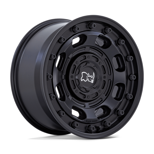 Black Rhino Hard Alloys Atlas 17x8 Matte Black Wheel with 5x114.3/120 Bolt Pattern and +38 Offset