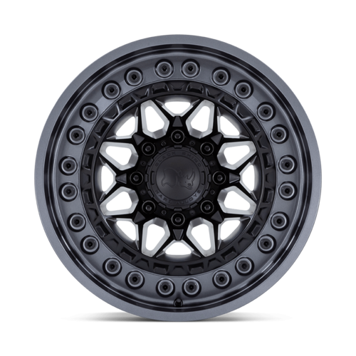 Black Rhino Hard Alloys Alpha 18x9 Matte Black with Gunmetal Lip Wheel (Part No. ALPHA)