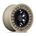 Black Rhino Hard Alloys Alpha 20x10 Matte Black with Sand Lip - 5x127 Bolt Pattern, -18 Offset