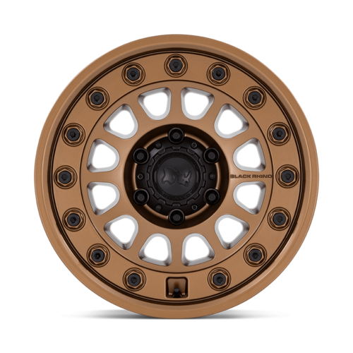 Black Rhino Hard Alloys BR012 OUTBACK 17x8.5 Matte Bronze Wheel with 5x127 Bolt Pattern and -10 Offset