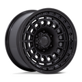 Black Rhino Hard Alloys Sahara 17x9 Matte Black with Gloss Black Lip Wheel (Part No. BR014 SAHARA)