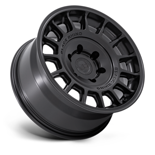 Black Rhino Hard Alloys BR015 VOLL 17x8 Matte Black Wheel with 5x114.3 Bolt Pattern and +38 Offset
