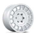 Black Rhino Hard Alloys BR015 VOLL 17x8.5 Hyper Silver Wheel with 6x139.7 Bolt Pattern and 106.10mm Center Bore