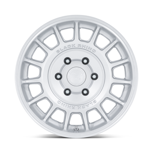 Black Rhino Hard Alloys BR015 VOLL 17x8.5 Inch Hyper Silver Wheel with 6x139.7 Bolt Pattern and +25 Offset