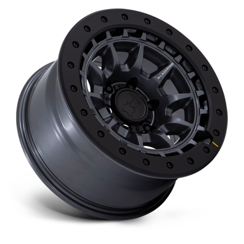 Black Rhino Hard Alloys Tusk 17x8.5 Matte Gunmetal Wheel with -10 Offset and 5x127 Bolt Pattern