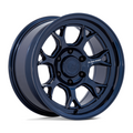 Black Rhino Hard Alloys ETOSHA 17x8.5 Inch Gloss Midnight Blue Wheel with 6x139.7 Bolt Pattern and +20 Offset