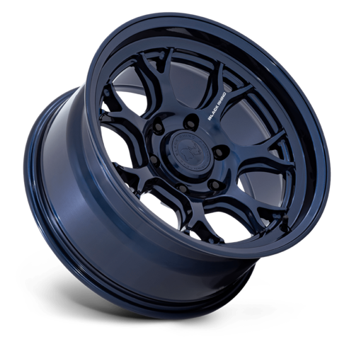 Black Rhino Hard Alloys ETOSHA 17x8.5 Inch Gloss Midnight Blue Wheel with -10 Offset and 6x139.7 Bolt Pattern