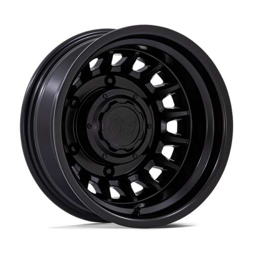 Black Rhino Hard Alloys BR019 Aliso Dually 16x6 Matte Black Wheel with 6x205 Bolt Pattern and -130 Offset
