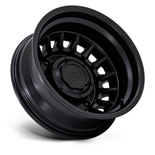 Black Rhino Hard Alloys BR019 Aliso Dually 16x6 Matte Black Wheel with 6x205 Bolt Pattern and -130 Offset