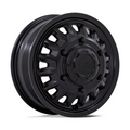 Black Rhino Hard Alloys BR019 Aliso Dually 16x6 Matte Black Wheel with 6x205 Bolt Pattern and 110mm Offset