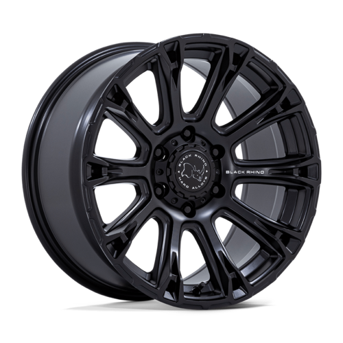 Black Rhino Hard Alloys Diamondback 17x8.5 Matte Black Wheel with 6x120 Bolt Pattern and +25 Offset
