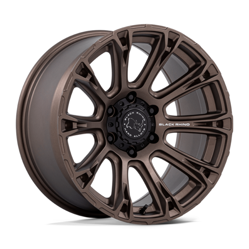 Black Rhino Hard Alloys Diamonback 18x9 6x135 Burnt Bronze Wheel with +12 Offset