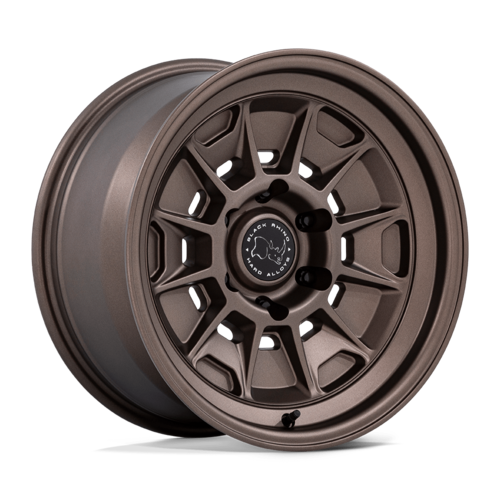 Black Rhino Hard Alloys BR021 MONDO 17x9 Burnt Bronze Wheel with 6x139.7 Bolt Pattern and -38 Offset