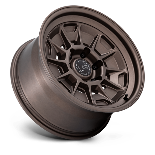 Black Rhino Hard Alloys BR021 MONDO 17x8.5 Burnt Bronze Wheel with -10 Offset and 6x139.7 Bolt Pattern