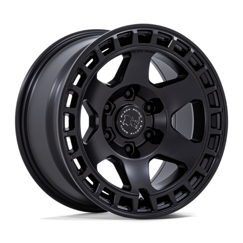 Black Rhino Hard Alloys BR022 BAHARI 17x8.5 Matte Black Wheel with 6x135 Bolt Pattern and 87.10mm Center Bore