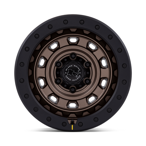 Black Rhino Hard Alloys XPLORER 17x9 Inch Burnt Bronze with Matte Black Lip