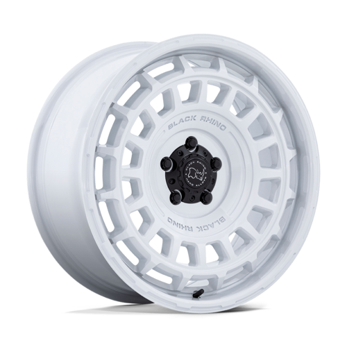 Black Rhino Hard Alloys AWOL 20x8.5 Gloss White Wheel with 6x139.7 Bolt Pattern and +12 Offset