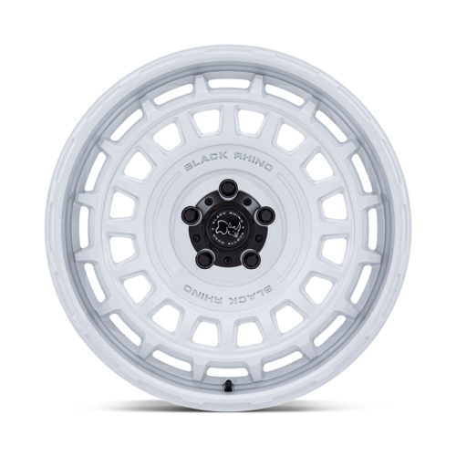 Black Rhino Hard Alloys BR024 AWOL 17x8.5 Gloss White Wheel with 6x139.7 Bolt Pattern and +25 Offset