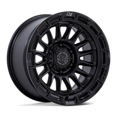Black Rhino Hard Alloys BR025 Rival 17x8.5 Matte Black with Gloss Black Lip Wheel