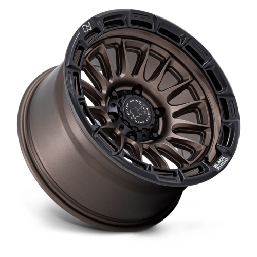 Black Rhino Hard Alloys BR025 RIVAL 20x9 Burnt Bronze with Matte Black Lip