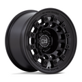 Black Rhino Hard Alloys FUJI 17x8 Matte Black Wheel with 5x114.3 Bolt Pattern and +20 Offset