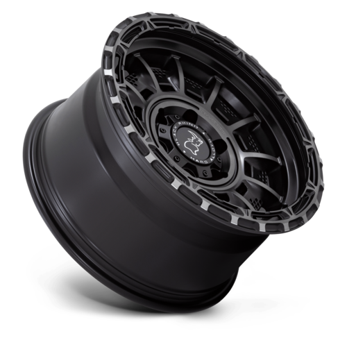 Black Rhino Hard Alloys Legion 17x9 Matte Black Gray Tint Wheel with -12 Offset and 6x139.7 Bolt Pattern