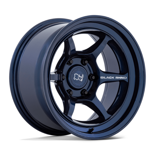 Black Rhino Hard Alloys Shogun 17x8.5 Inch Gloss Midnight Blue Wheel - 6x139.7 Bolt Pattern, -10 Offset, 106.10 Center Bore
