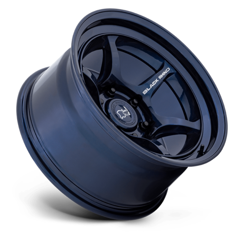 Black Rhino Hard Alloys Shogun 16x8 Inch Gloss Midnight Blue Wheel with -10 Offset and 6x139.7 Bolt Pattern