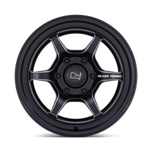 Black Rhino Hard Alloys Shogun 17x8.5 Matte Black Wheel with 6x120 Bolt Pattern and +20 Offset