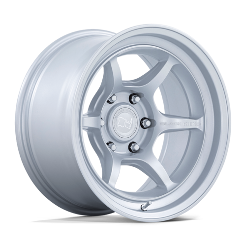 Black Rhino Hard Alloys Shogun 17x9 Hyper Silver Off-Road Wheel with 6x139.7 Bolt Pattern and -38 Offset
