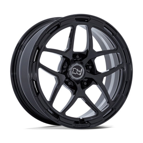 Black Rhino Hard Alloys Stallberg 18x8 Gloss Black Wheel with 5x130 Bolt Pattern and +20 Offset