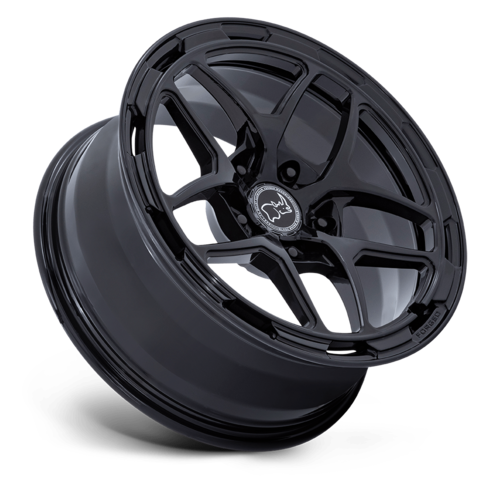 Black Rhino Hard Alloys Stallberg 18x8 Gloss Black Wheel with 5x130 Bolt Pattern and +20 Offset