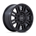 Black Rhino Hard Alloys Yellowstone 17x8 Matte Black Wheel with 6x130 Bolt Pattern and +45 Offset
