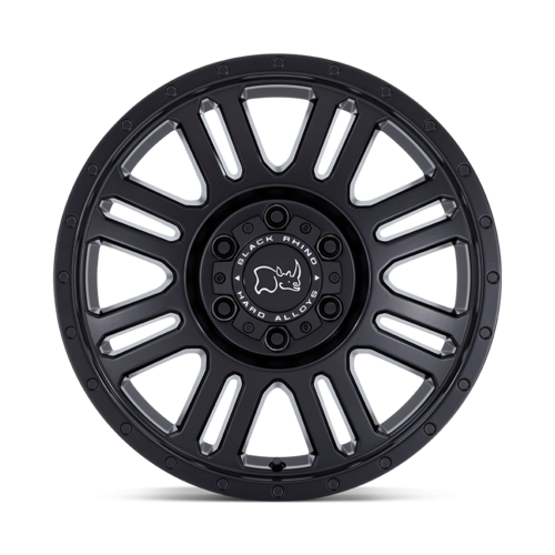 Black Rhino Hard Alloys Yellowstone 18x8 Matte Black Wheel with 5x130 Bolt Pattern and +48 Offset