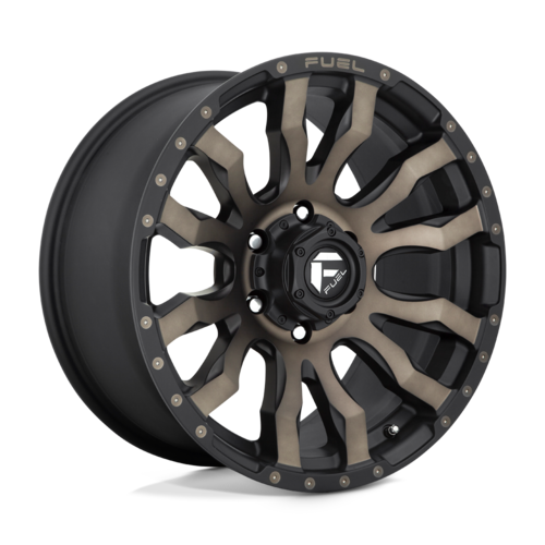 Fuel 1PC D674 BLITZ 20x9 Matte Black Double Dark Tint Wheel with 8x170 Bolt Pattern and 125.10mm Center Bore