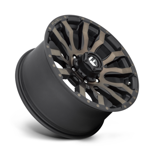 Fuel 1PC D674 BLITZ 17x9 Matte Black Double Dark Tint Wheel with 5x127 Bolt Pattern and -12 Offset
