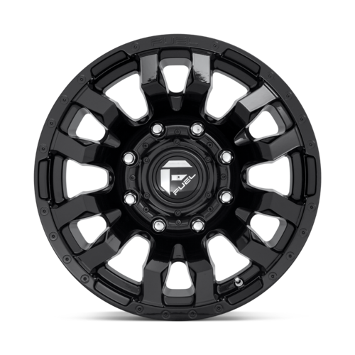 Fuel 1PC D675 BLITZ 22x10 Gloss Black Wheel with -18 Offset and 8x165.1 Bolt Pattern