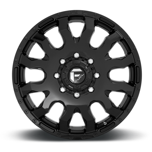Fuel 1PC D675 BLITZ 20x8.25 Gloss Black Wheel with 8x165.1 Bolt Pattern and +105 Offset