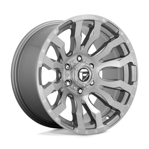 Fuel 1PC D693 BLITZ 20x9 Silver Platinum Wheel with 8x165.1 Bolt Pattern and +1 Offset