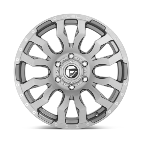 Fuel 1PC D693 BLITZ 20x9 Silver Platinum Wheel with 8x165.1 Bolt Pattern and +1 Offset