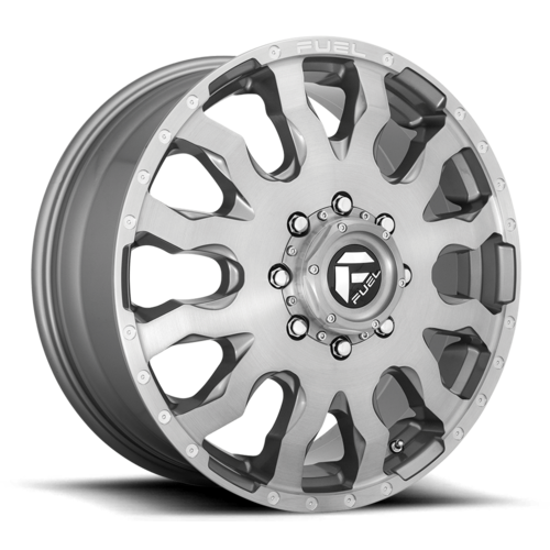 Fuel 1PC D693 BLITZ 20x8.25 Wheel with Gray Platinum Finish and 8x210 Bolt Pattern