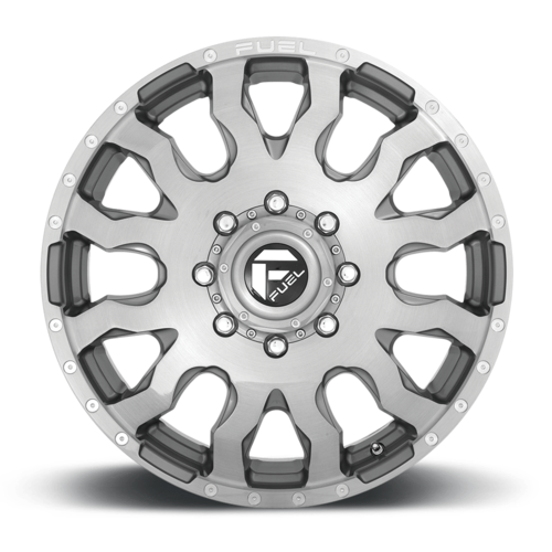 Fuel 1PC D693 BLITZ 20x8.25 Wheel with Gray Platinum Finish and 8x210 Bolt Pattern